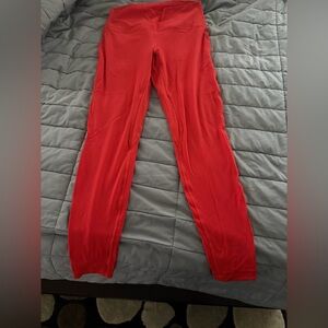 lululemon athletica Red Leggings